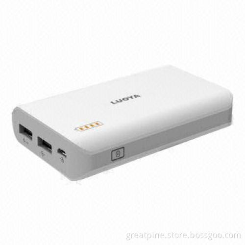 7,800mAh Power Bank for Samsung, 5V, 1,000mA Output, LED Spotlight